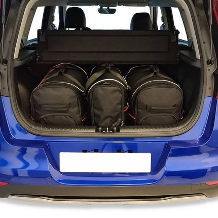 Kjust Reistassenset voor Kia Soul EV vanaf 2019 - Set van 3 Tassen met 2 Roltassen en 1 Sporttas