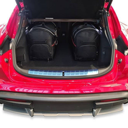Kjust Reistassenset voor Porsche Taycan Cross Turismo vanaf 2020 - Set van 5 Tassen met 2 Roltassen en 3 Vliegtuigtassen