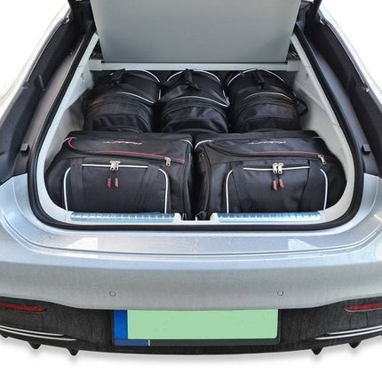 Kjust Reistassenset voor Mercedes Benz EQS Limousine vanaf 2022 - Set van 5 Tassen met 3 Roltassen en 2 Sporttassen