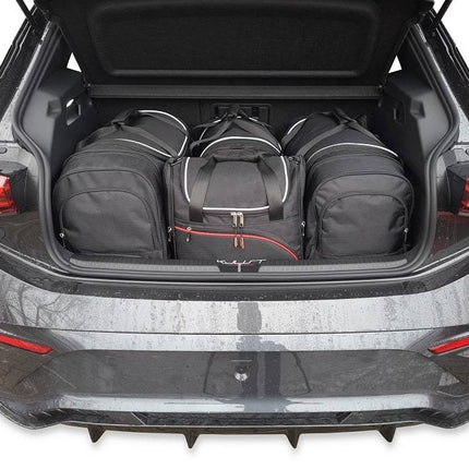 Kjust Reistassenset voor Cupra Born vanaf 2022 - Set van 4 Tassen met 2 Roltassen 1 Sporttas en 1 Vliegtuigtas