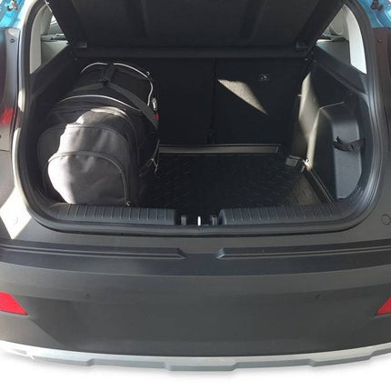 Kjust Reistassenset voor Hyundai Bayon vanaf 2021 - Set van 4 Tassen met 2 Roltassen 1 Sporttas en 1 Vliegtuigtas