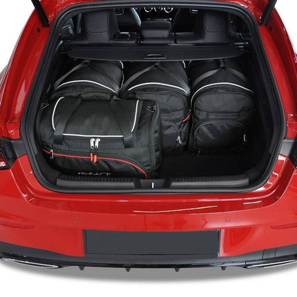 Kjust Reistassenset voor Mercedes Benz CLA Shooting Brake 2019-2025 - Set van 5 Tassen met 3 Roltassen en 2 Sporttassen