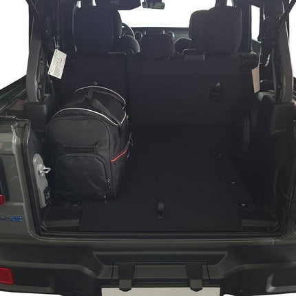 Kjust Reistassenset voor Jeep Wrangler 2007-2018 - Set van 4 Tassen met 2 Roltassen 1 Sporttas en 1 Vliegtuigtas