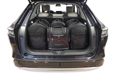 Kjust Reistassenset voor Honda CRV vanaf 2018 - Set van 4 Tassen met 2 Roltassen 1 Sporttas en 1 Vliegtuigtas
