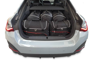 Kjust Reistassenset voor BMW 4 serie Gran coupe vanaf 2021 - Set van 5 Tassen met 2 Roltassen 1 Sporttas en 2 Vliegtuigtassen