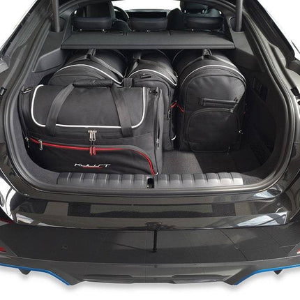 Kjust Reistassenset voor BMW i4 vanaf 2022 - Set van 5 Tassen met 2 Roltassen en 3 Vliegtuigtassen