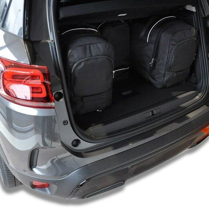 Kjust Reistassenset voor Citroen C5 Aircross 2018-2025 - Set van 4 Tassen met 2 Roltassen en 2 Sporttassen