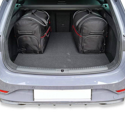 Kjust Reistassenset voor Cupra Leon stationwagen vanaf 2020 - Set van 5 Tassen met 3 Roltassen en 2 Sporttassen