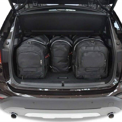 Kjust Reistassenset voor BMW X1 2015-2022 - Set van 4 Tassen met 2 Roltassen en 2 Vliegtuigtassen