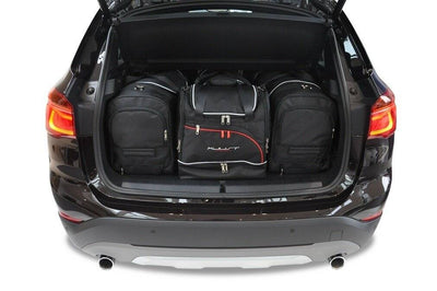 Kjust Reistassenset voor BMW X1 2015-2022 - Set van 4 Tassen met 2 Roltassen en 2 Sporttassen