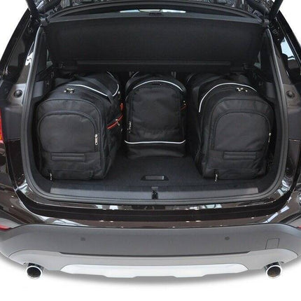 Kjust Reistassenset voor BMW X1 2015-2022 - Set van 4 Tassen met 2 Roltassen en 2 Sporttassen