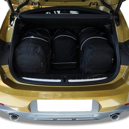 Kjust Reistassenset voor BMW X2 2018-2023 - Set van 4 Tassen met 2 Roltassen 1 Sporttas en 1 Vliegtuigtas