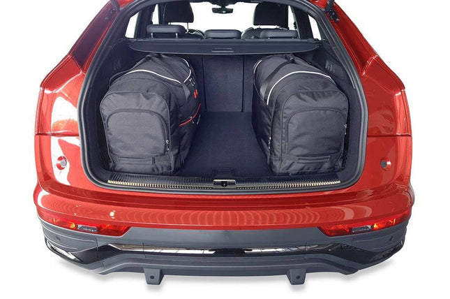 Kjust Reistassenset voor Audi Q5 Sportback 2021-2025 - Set van 4 Tassen met 3 Roltassen en 1 Vliegtuigtas