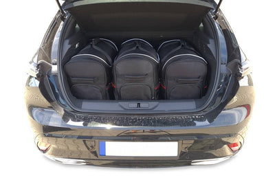 Kjust Reistassenset voor Peugeot 308 5-deurs vanaf 2021 - Set van 3 Tassen met 3 Roltassen