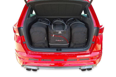Kjust Reistassenset voor Cupra Ateca vanaf 2018 - Set van 4 Tassen met 2 Roltassen en 2 Sporttassen