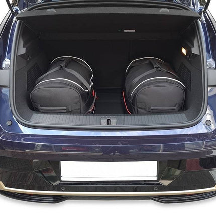 Kjust Reistassenset voor Renault Megane 5-deurs E-Tech vanaf 2022 - Set van 3 Tassen met 2 Roltassen en 1 Sporttas