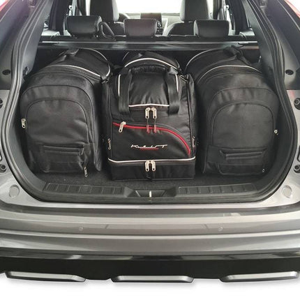 Kjust Reistassenset voor Mitsubishi Eclipse Cross vanaf 2017 - Set van 4 Tassen met 2 Roltassen en 2 Sporttassen