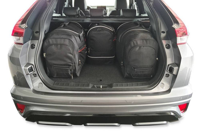 Kjust Reistassenset voor Mitsubishi Eclipse Cross vanaf 2017 - Set van 4 Tassen met 2 Roltassen en 2 Sporttassen