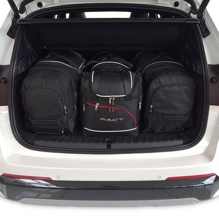 Kjust Reistassenset voor BMW X1 vanaf 2022 - Set van 4 Tassen met 2 Roltassen 1 Sporttas en 1 Vliegtuigtas