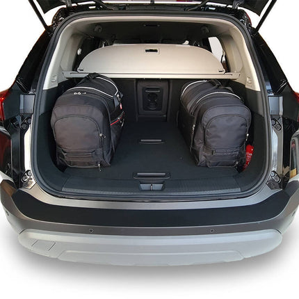 Kjust Reistassenset voor Nissan X-trail vanaf 2022 - Set van 4 Tassen met 3 Roltassen en 1 Vliegtuigtas