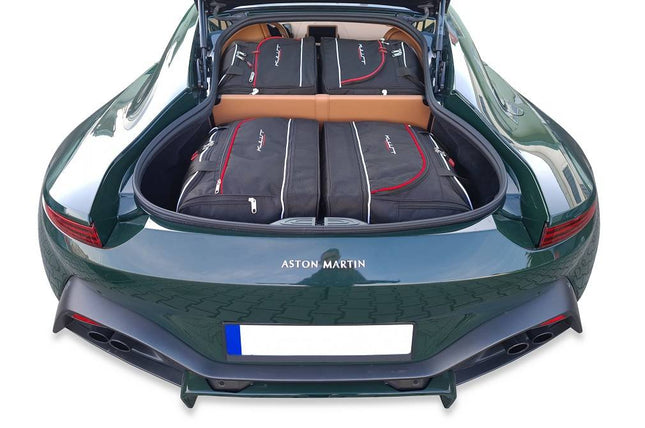 Kjust Reistassenset voor Aston Martin Vantage vanaf 2018 - Set van 4 Tassen met 2 Sporttassen en 2 Vliegtuigtassen