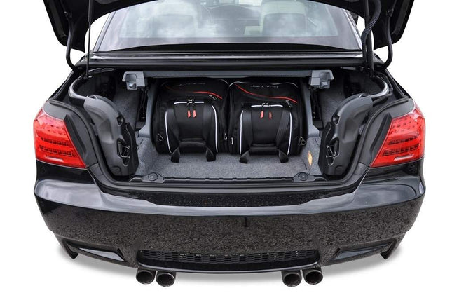 Kjust Reistassenset voor BMW 3 serie cabrio 2007-2010 - Set van 3 Tassen met 2 Sporttassen en 1 Vliegtuigtas