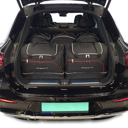 Kjust Reistassenset voor Mercedes Benz EQS SUV vanaf 2023 - Set van 5 Tassen met 3 Roltassen en 2 Sporttassen