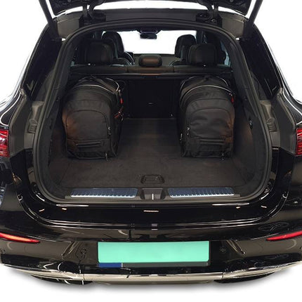 Kjust Reistassenset voor Mercedes Benz EQS SUV vanaf 2023 - Set van 5 Tassen met 3 Roltassen en 2 Sporttassen