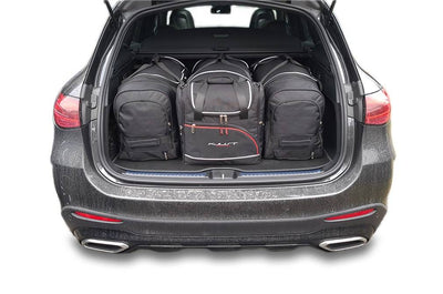 Kjust Reistassenset voor Mercedes Benz GLC Coupe 2017-2023 - Set van 4 Tassen met 3 Roltassen en 1 Vliegtuigtas