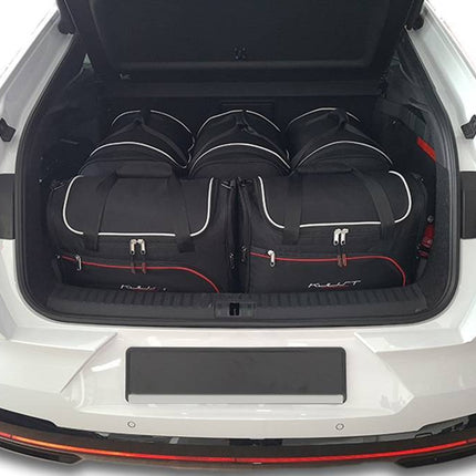 Kjust Reistassenset voor Skoda Enyaq Coupe vanaf 2022 - Set van 5 Tassen met 3 Roltassen en 2 Vliegtuigtassen