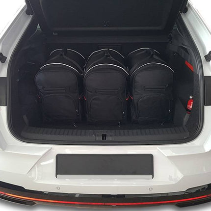 Kjust Reistassenset voor Skoda Enyaq Coupe vanaf 2022 - Set van 5 Tassen met 3 Roltassen en 2 Vliegtuigtassen