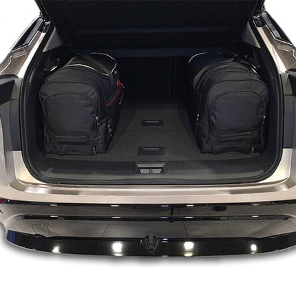 Kjust Reistassenset voor Nissan Ariya vanaf 2022 - Set van 4 Tassen met 3 Roltassen en 1 Vliegtuigtas