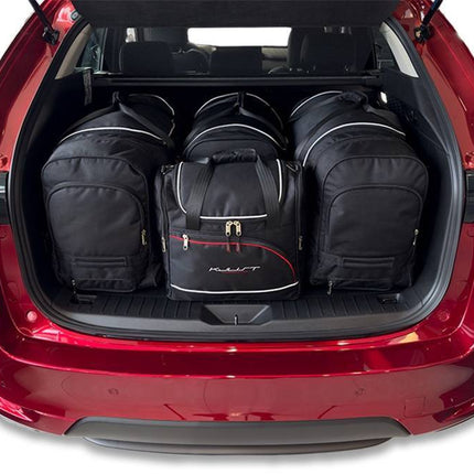 Kjust Reistassenset voor Mazda CX-60 vanaf 2022 - Set van 4 Tassen met 3 Roltassen en 1 Vliegtuigtas