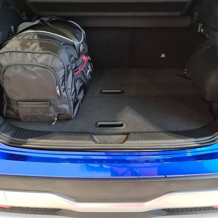 Kjust Reistassenset voor Nissan Qashqai vanaf 2021 - Set van 4 Tassen met 2 Roltassen 1 Sporttas en 1 Vliegtuigtas