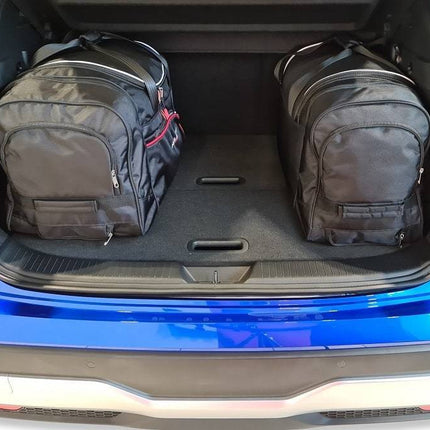 Kjust Reistassenset voor Nissan Qashqai vanaf 2021 - Set van 4 Tassen met 2 Roltassen en 2 Sporttassen
