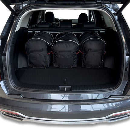 Kjust Reistassenset voor Kia Sorento 2020-2024 - Set van 5 Tassen met 3 Roltassen en 2 Sporttassen