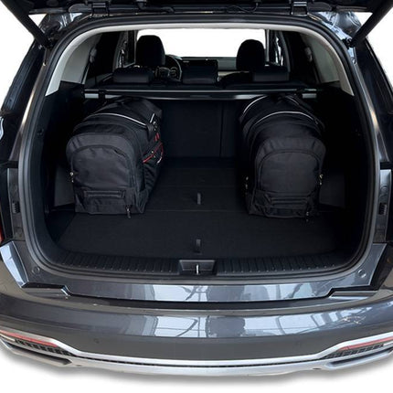 Kjust Reistassenset voor Kia Sorento 2020-2024 - Set van 5 Tassen met 3 Roltassen en 2 Vliegtuigtassen