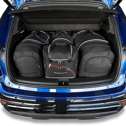 Kjust Reistassenset voor Renault Austral vanaf 2023 - Set van 4 Tassen met 2 Roltassen 1 Sporttas en 1 Vliegtuigtas