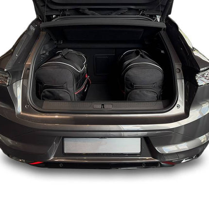 Kjust Reistassenset voor Citroen DS4 5-deurs 2022-2025 - Set van 3 Tassen met 2 Roltassen en 1 Sporttas