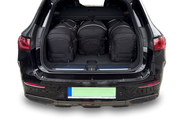 Kjust Reistassenset voor Mercedes Benz EQE SUV vanaf 2022 - Set van 4 Tassen met 3 Roltassen en 1 Vliegtuigtas