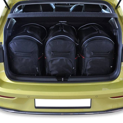 Kjust Reistassenset voor Volkswagen Golf 5-deurs vanaf 2020 - Set van 3 Tassen met 3 Roltassen