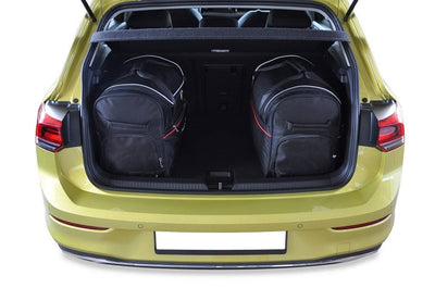 Kjust Reistassenset voor Volkswagen Golf 5-deurs vanaf 2020 - Set van 3 Tassen met 3 Roltassen