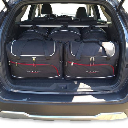 Kjust Reistassenset voor Subaru Outback vanaf 2021 - Set van 5 Tassen met 3 Roltassen en 2 Vliegtuigtassen