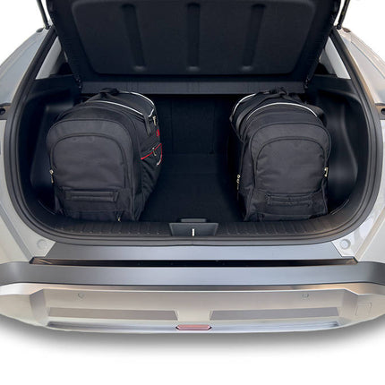 Kjust Reistassenset voor Hyundai Kona vanaf 2023 - Set van 3 Tassen met 3 Roltassen