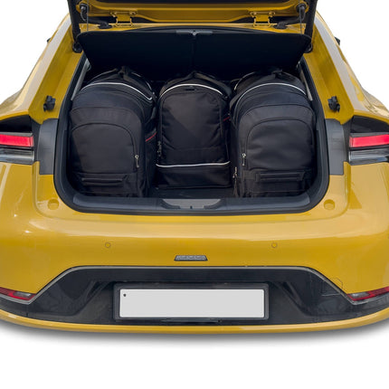 Kjust Reistassenset voor Toyota Prius 5-deurs vanaf 2023 - Set van 4 Tassen met 2 Roltassen 1 Sporttas en 1 Vliegtuigtas