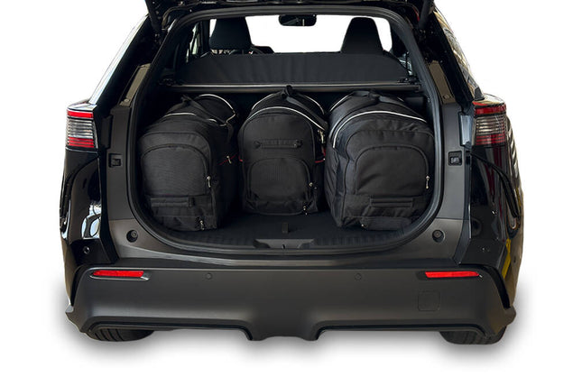 Kjust Reistassenset voor Subaru Solterra vanaf 2022 - Set van 4 Tassen met 3 Roltassen en 1 Vliegtuigtas