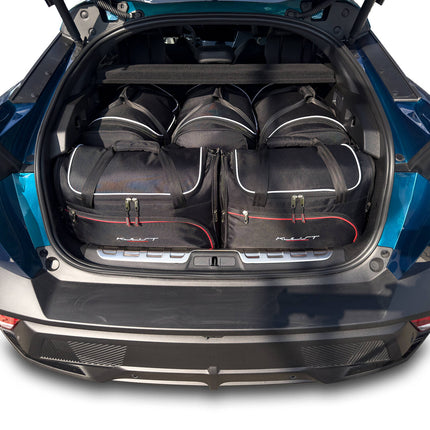 Kjust Reistassenset voor Peugeot 408 vanaf 2022 - Set van 5 Tassen met 3 Roltassen en 2 Vliegtuigtassen