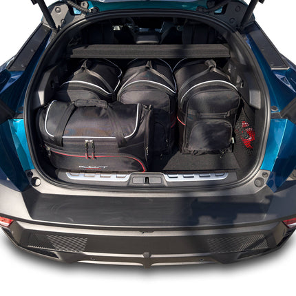 Kjust Reistassenset voor Peugeot 408 vanaf 2022 - Set van 5 Tassen met 3 Roltassen en 2 Vliegtuigtassen