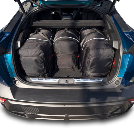 Kjust Reistassenset voor Peugeot 408 vanaf 2022 - Set van 4 Tassen met 3 Roltassen en 1 Vliegtuigtas