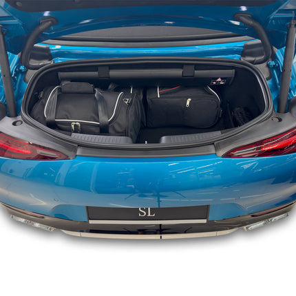 Kjust Reistassenset voor Mercedes Benz SL vanaf 2012 - Set van 4 Tassen met 2 Sporttassen en 2 Vliegtuigtassen